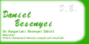 daniel besenyei business card